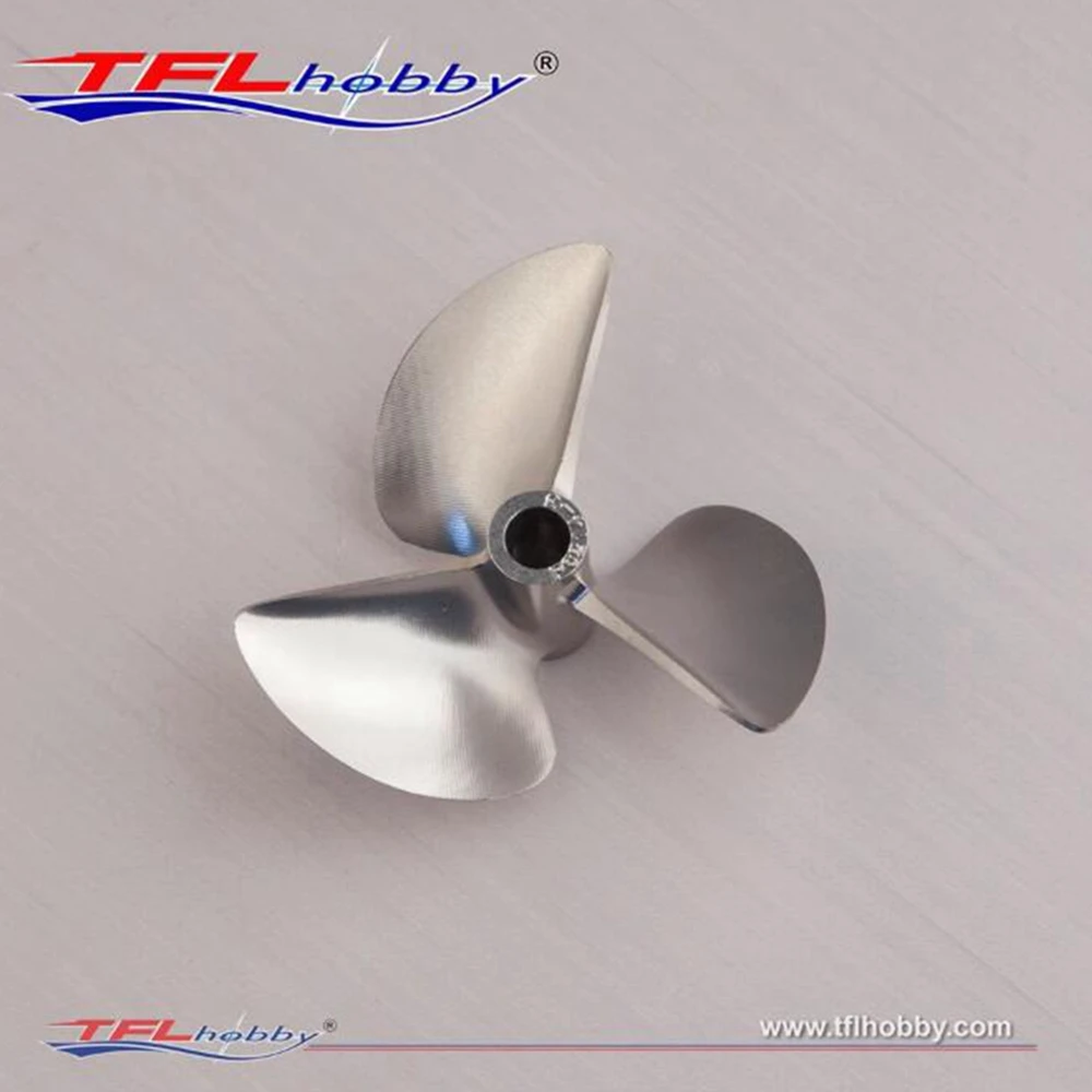 TFL Genuine Parts! Three-Bladed Propeller O-Series CNC 1.4 Dia=6.35mmThread Dia 58mm-70mm CCW Aluminium Propeller for RC boat