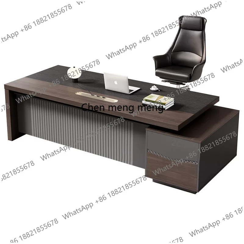 

new model to the store boss simple modern president office furniture light luxury manager large class supervisor table