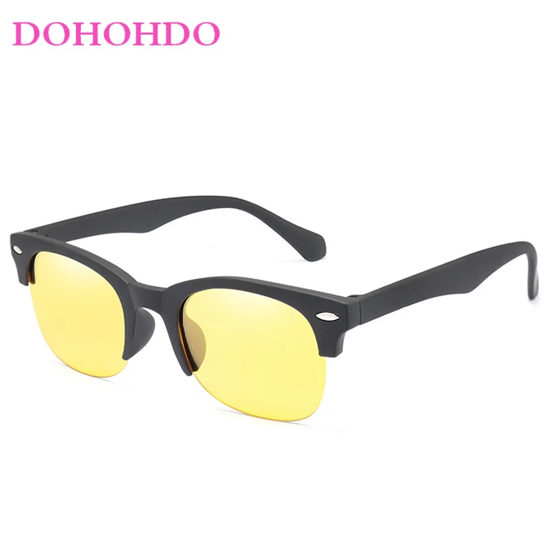 2024 New Women Men Polarized Night Vision Glasses Vintage Sunglasses Retro Goggles Black Frame Lens Eyewears Fitness Exercise