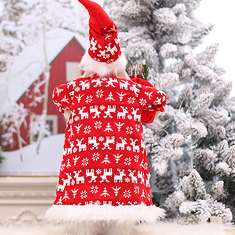 Robe Santa Clauses Decoration Doll Wide Range Applications Christmas Artwares For Office