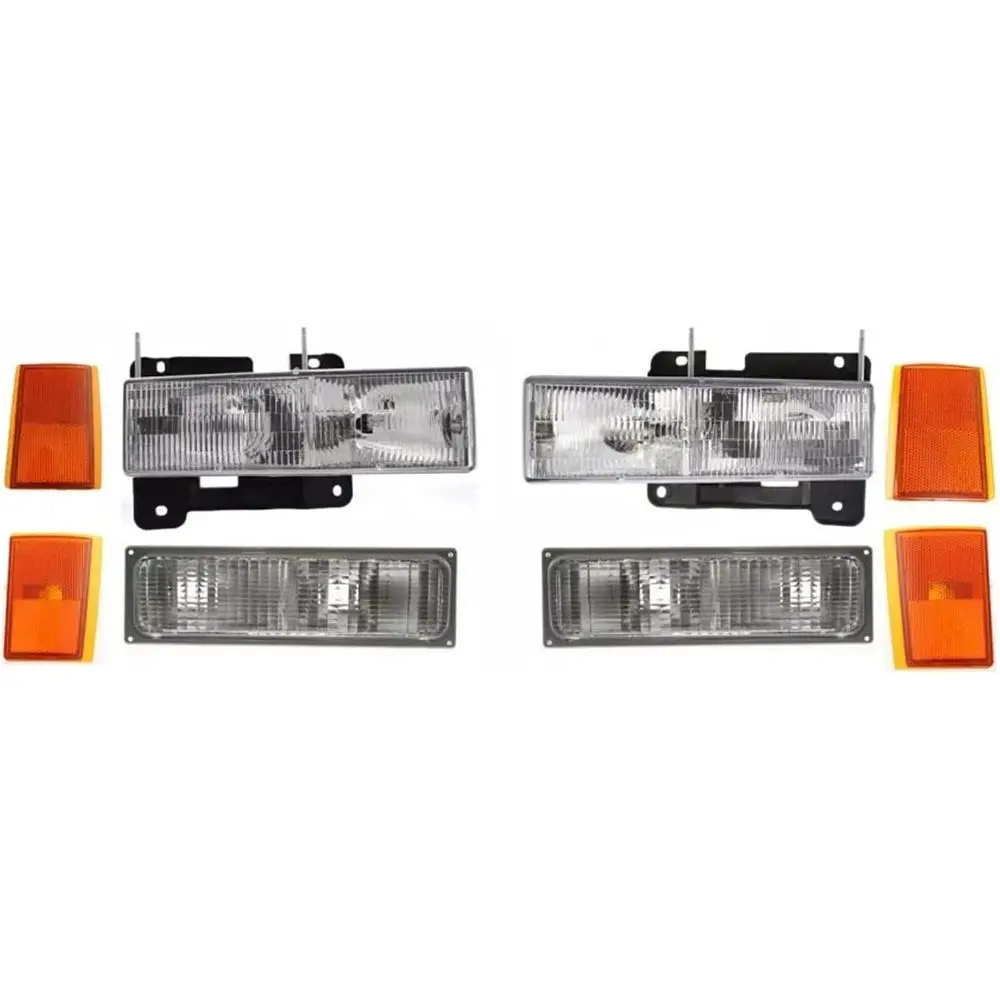 

Head Lamps For 1990 1991 1992 1993 Chevy C/K1500