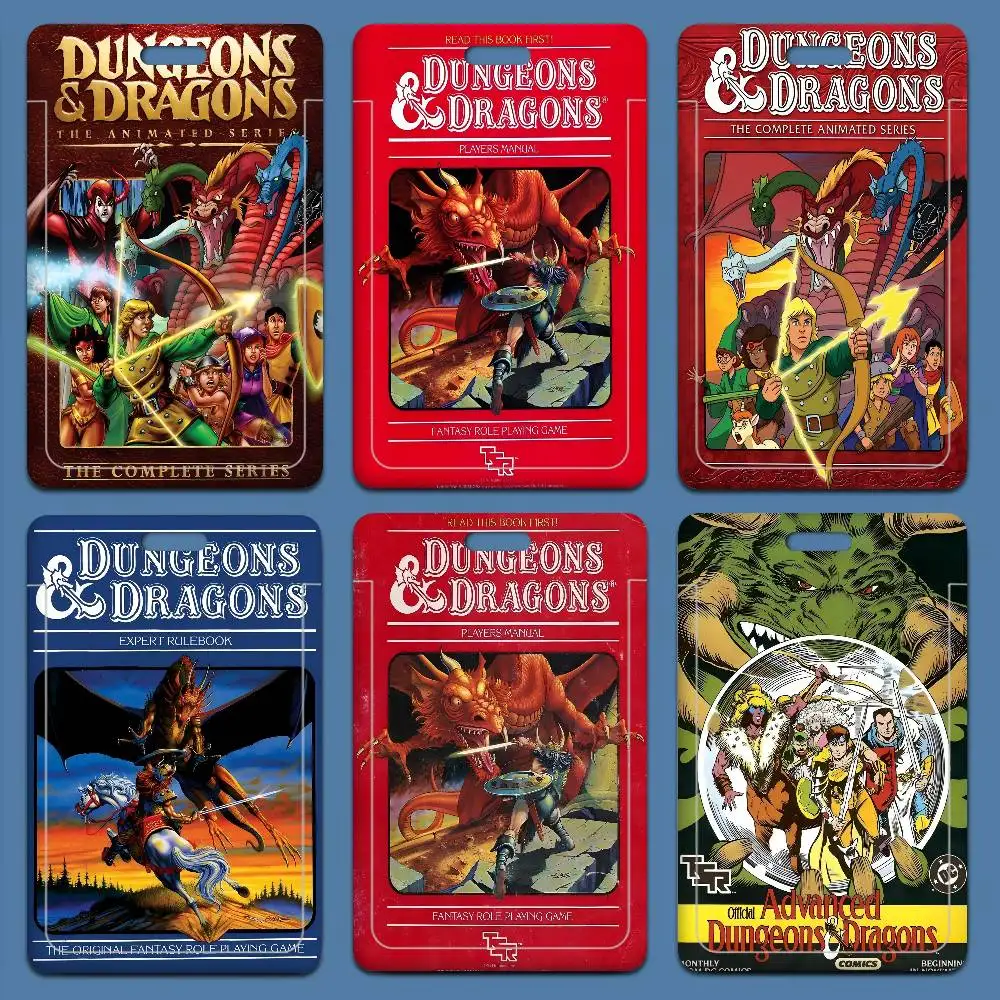 

Держатель для ID-карт и бейджей Dungeons and Dragons унисекс, на шею, для работы, выставок, школы