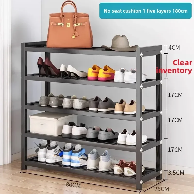 Factory Shoe Rack Multi-layer Household Door 2025 New Entry Door Simple To Sit Shoe Change Stool Indoor Shoe Cabinet