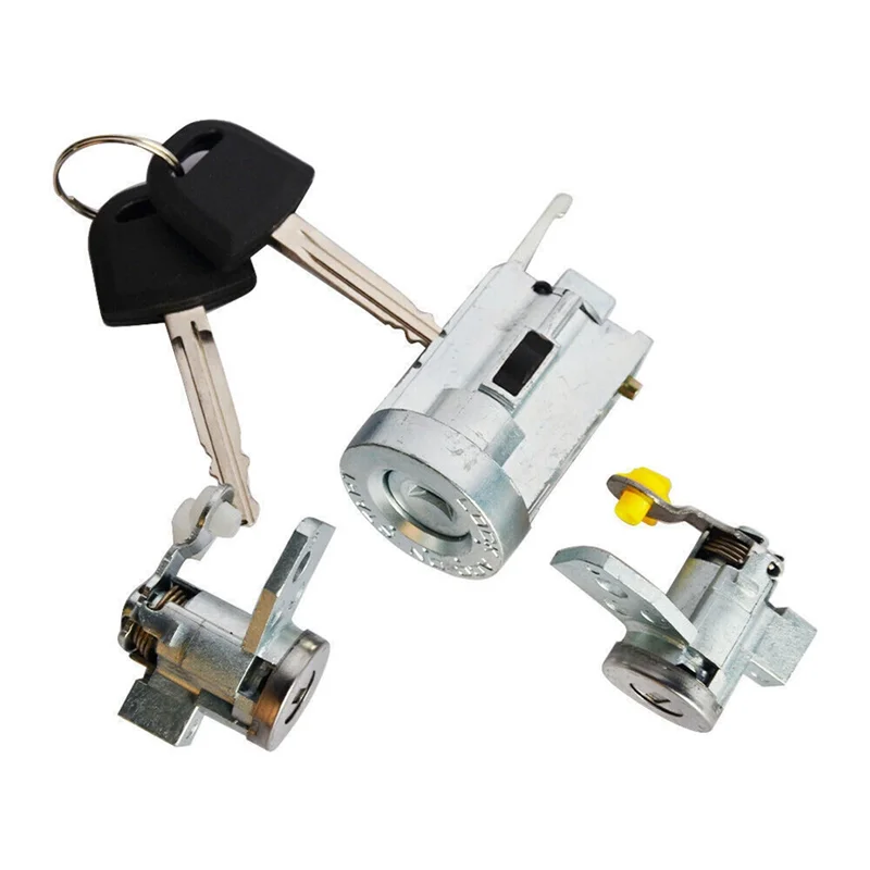 車のフロントドアロックシリンダーイグニッションスイッチロックキットキー付き-19121155-89022371-コロラド-gmc-2006-2012-部品-abq