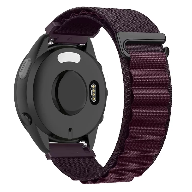 20 mm 22 mm Alpine Loop Nylonband für Garmin Forerunner 265 165 55 965 570 970 Armband Armband Garmin Active6-5/Venu 4/3 Gürtel – Detail 15