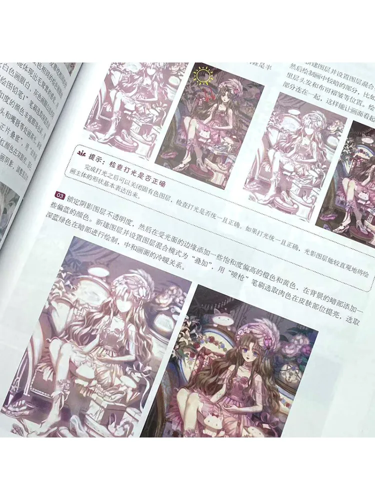 Libro-Winshare Splendida trasformazione Lolita Girl Illustrazione Tutorial sugli esempi