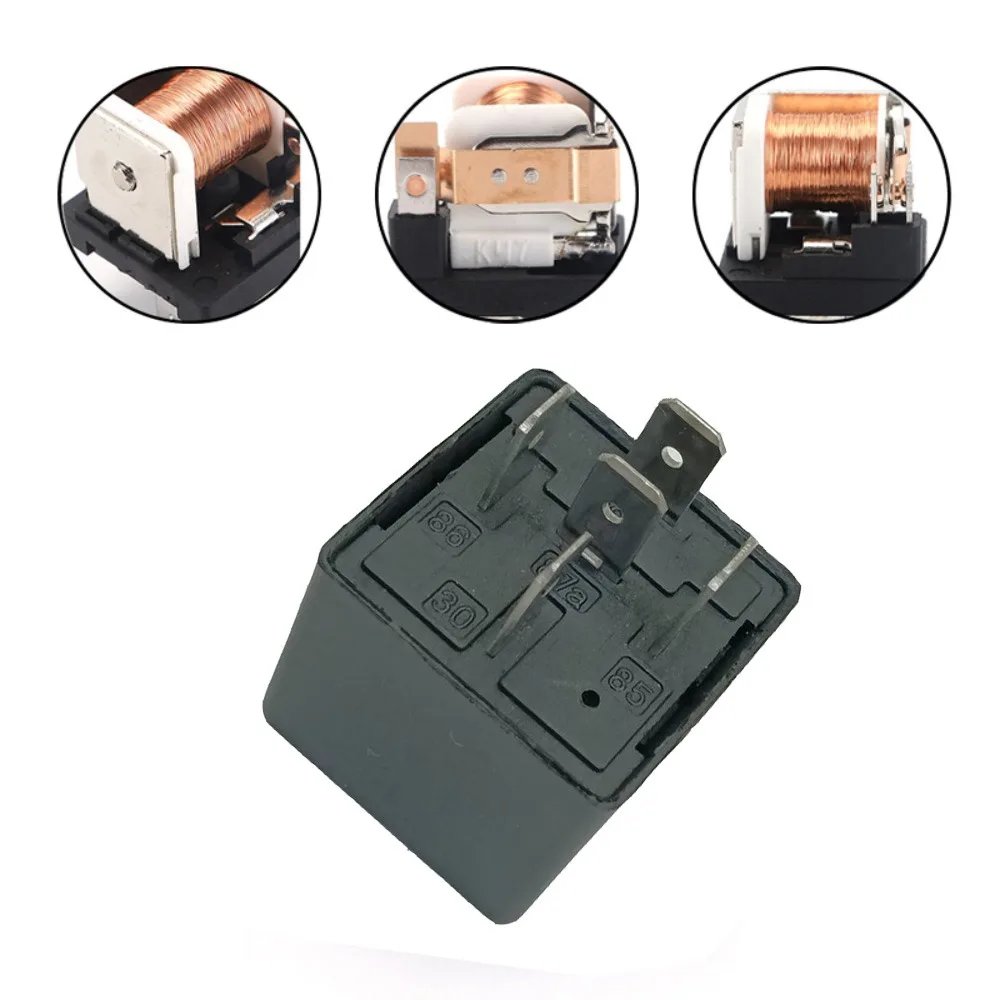Auto Accessories 12V 24V Automotive Relay 20A 40A 5 Pin Car Fused Relay High Quality 5 Wire Normally Closed Relay