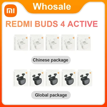 Xiaomi Redmi Buds 4 Active 5/10 ชิ้นหูฟังไร้สายบลูทูธหูฟัง Touch Control Strong Bass Office ชุดหูฟังเพลง