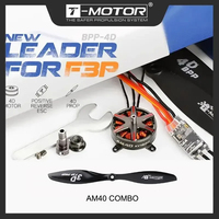 T-MOTOR Drones DIY Parts AM40 BPP PRO Combo (AM40 Brushless Motor+AM16A ESC+T8044 Prop) for RC Drone F3P Indoor Flight