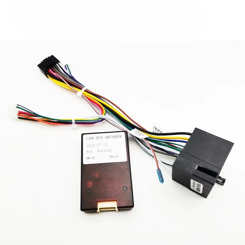 CAN BUS декодер 16-контактный адаптер жгута проводов ISO Quadlock соединительный кабель для Porsche 911 996 Mk2 997 Cayenne E1 Boxster Cayman