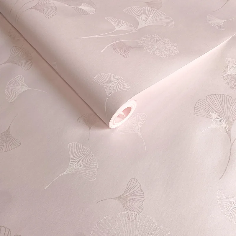 Light Pink 3D Cottage Small Floral Wallpaper for Bedroom Living Room Dining Room Hotel Cozy Simple Flower Embossed Wallpaper