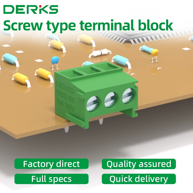 

Factory direct pcb soldering circuit board terminals DERKS YB332V-350