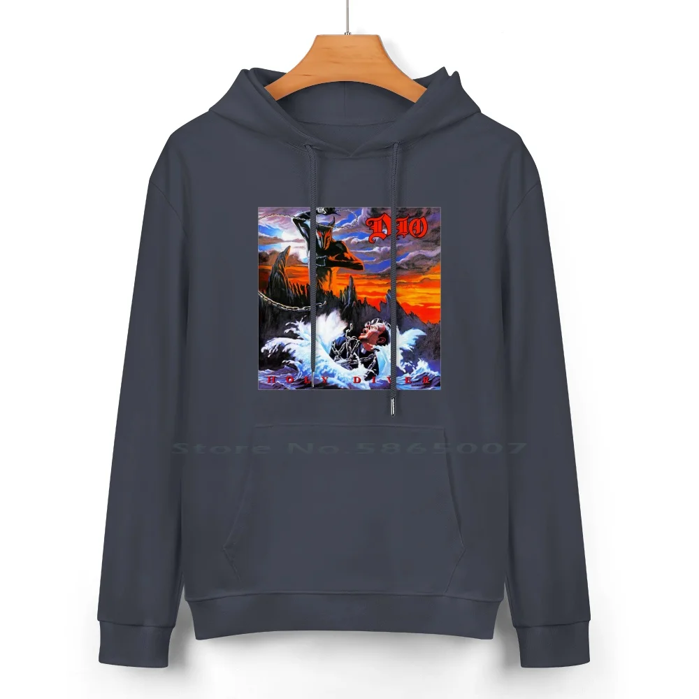 New Dio Pure Cotton Hoodie Sweater 24 Colors Dio Band Ronnie James Dio Heavy Metal Thrash Metal Music 100% Cotton Hooded