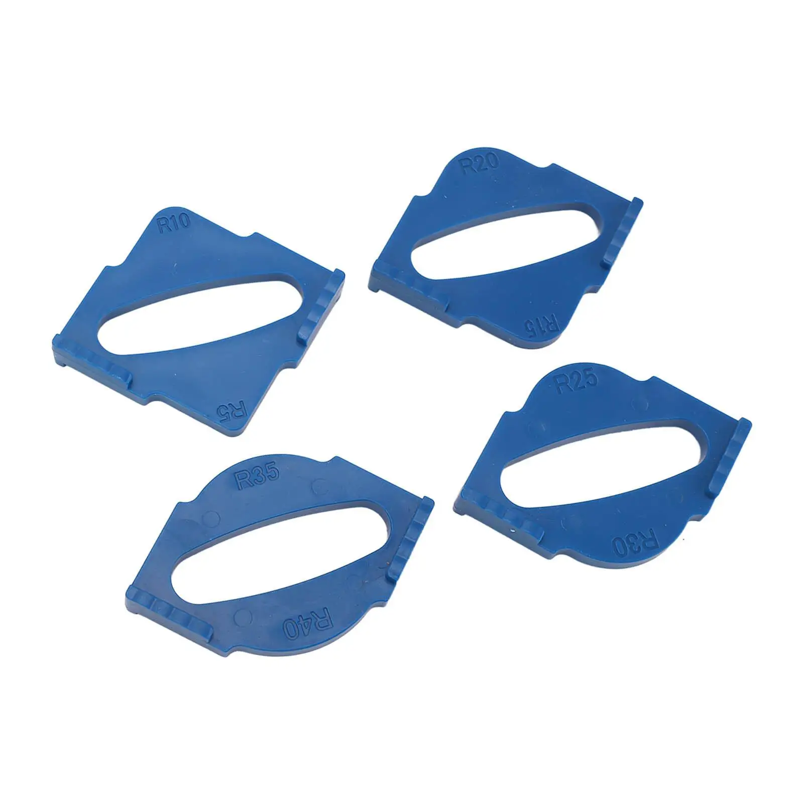 Шаблон приспособления для фрезерного станка с закругленным углом R5 R10 R15 R20 R25 R30 R35 R40 для точных деревообрабатывающих проектов