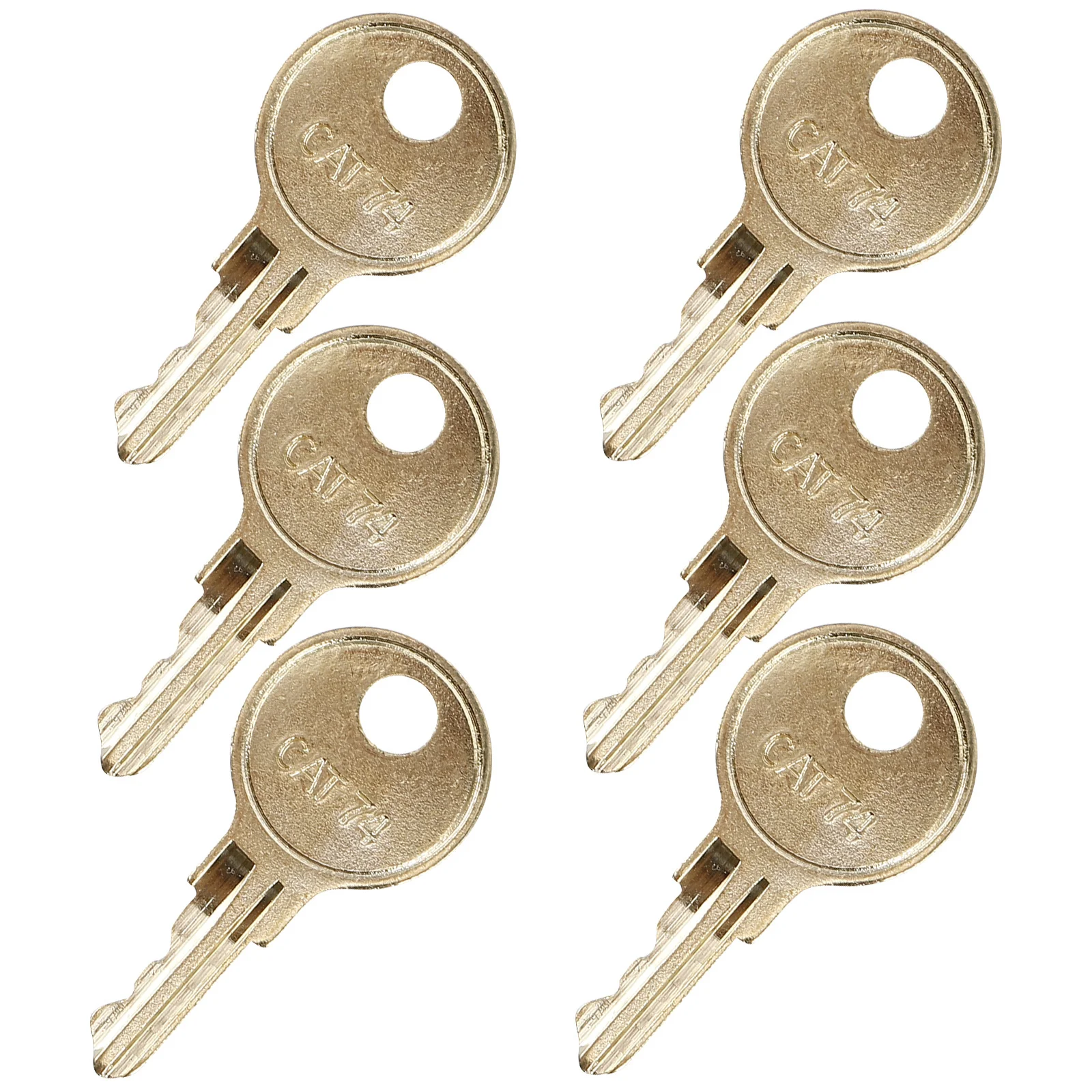 

6Pcs Key Set for Bathroom Dispensers Durable Easy Use Ideal Facility Managers Maintenance Staff Toilet Paper Dispenser Keys