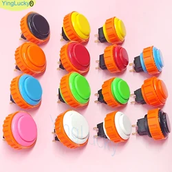 6pcs Sanwa Push Button OBSN Arcade Game Machine Parts 30mm 24mm Size for Arcade Button