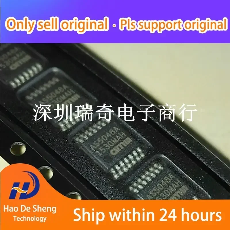 10PCS/LOT  AS5048A-HTSP-500 AS5048A   TSSOP14  New Original in Stock Power bank