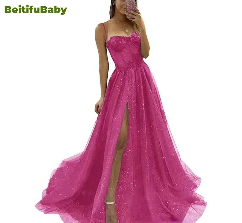 Party Evening Dress for Women Wedding Sexy Sling Lace Sexy Wrap Breast Off The Shoulder Prom Dresses Woman Vestidos De Fiesta