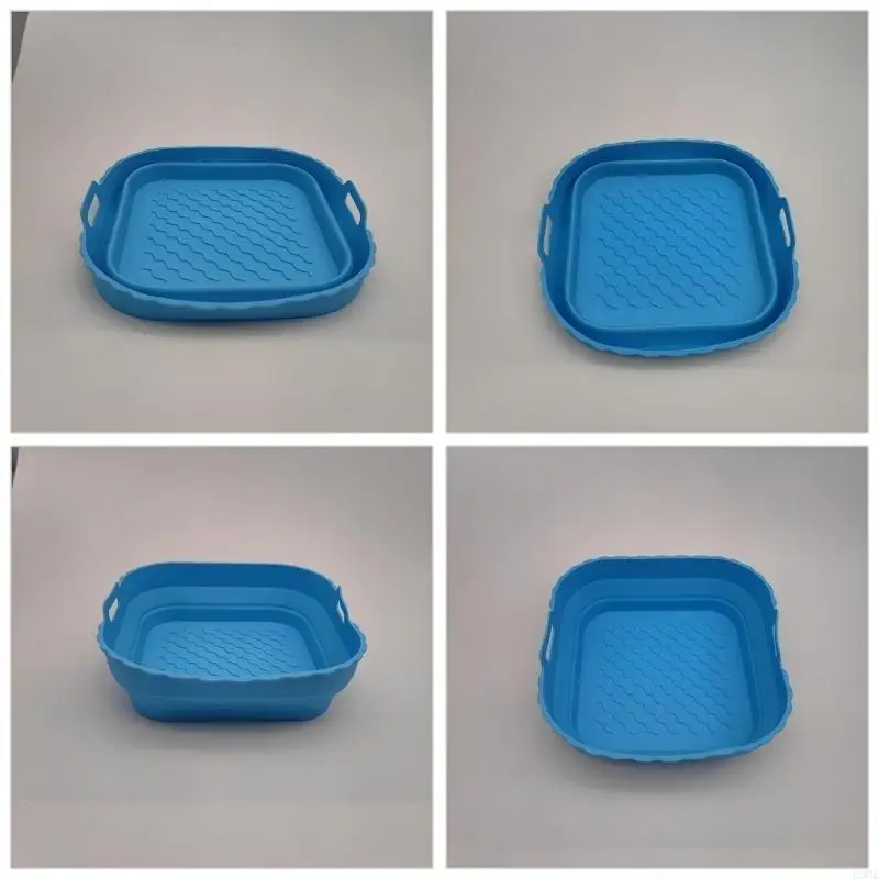 

2Pcs Air Fryer Silicone Liners Silicone Air Fryer Basket Liners Reusable