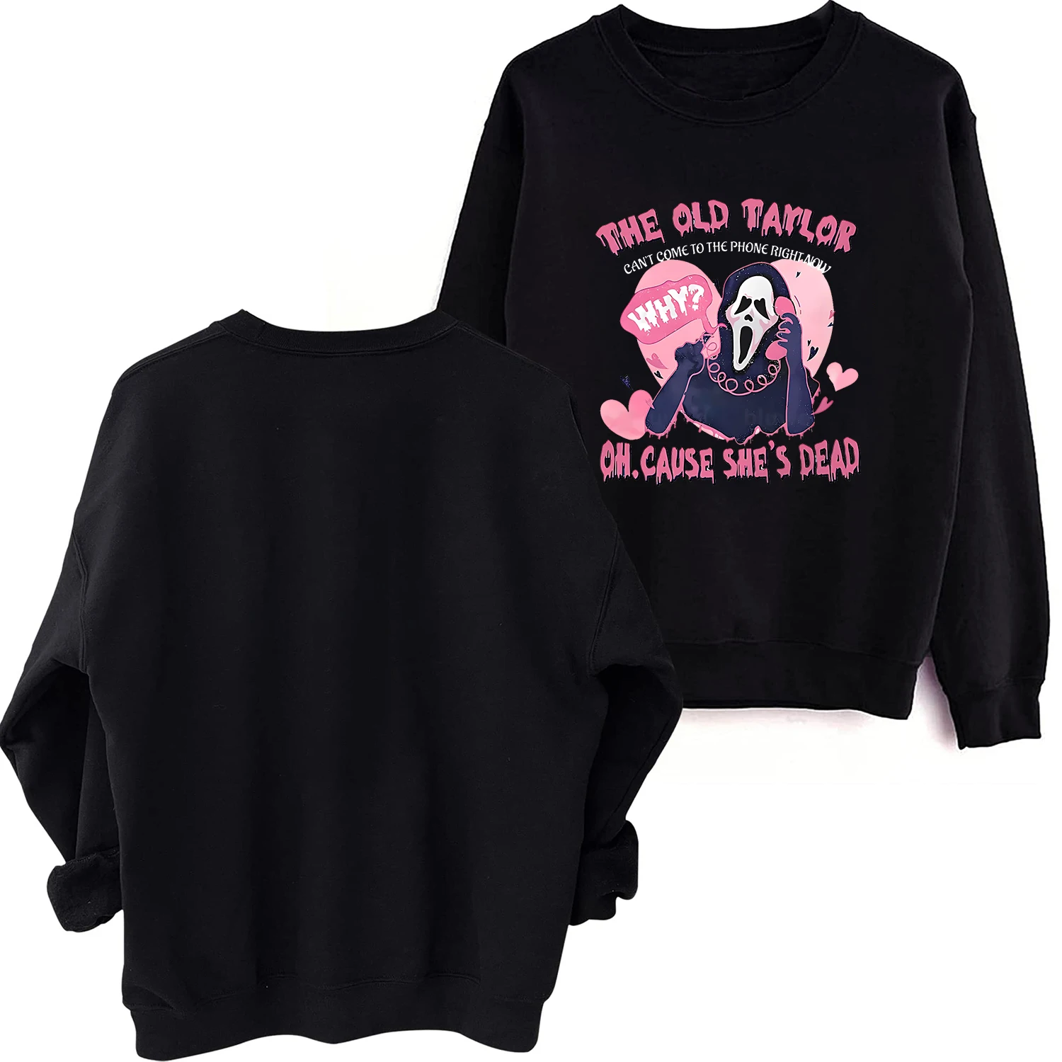 

Look What U Make Me Do Sweatshirt Harajuku Round Neck Long Sleeve Oversized Hoodie Fans Gift