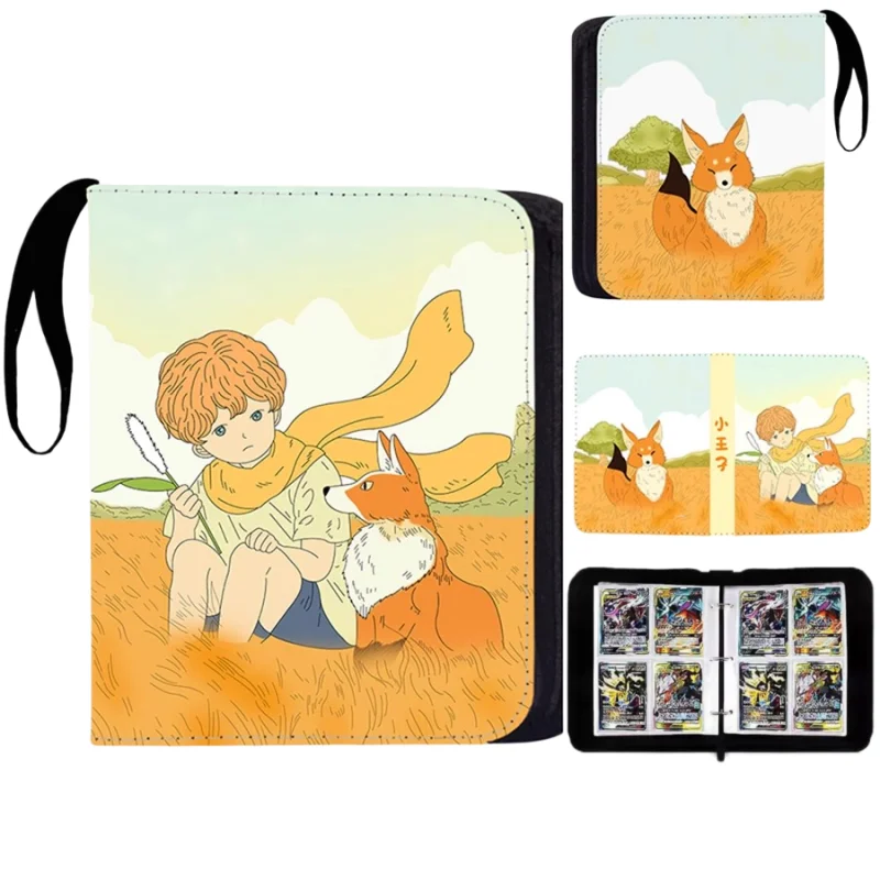 400pcs The Little Prince Game Card Collection Photo Album Zipper Binder Bag Cartoon Business Card Holder Children’s Toys Gifts
