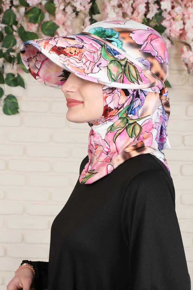 Combed Bone nature pattern with hat