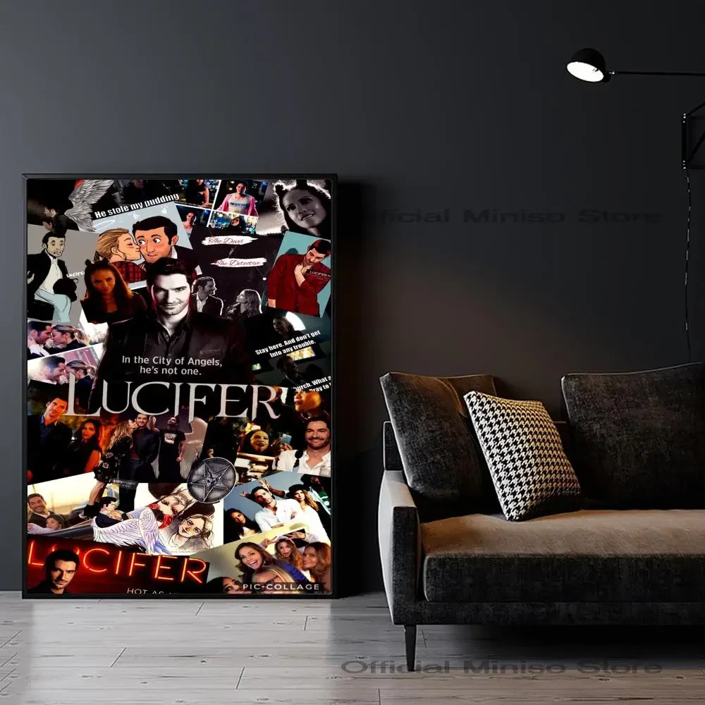 1pc Lucifer  Poster Paper Print Home Bedroom Entrance Bar Cafe Art Painting Decoration