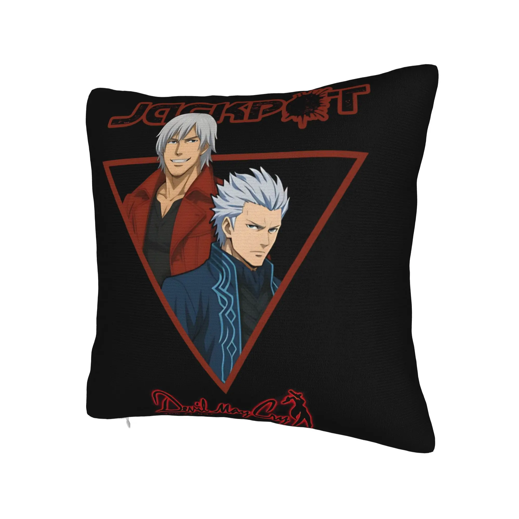 Decorative Pillowcases Devils May-Cry 3 Accessories Seater  Throw Pillow Case Cover Zippered Multiple Sizes