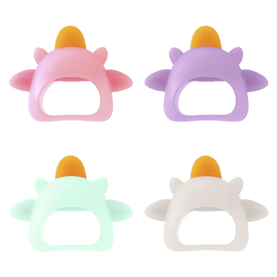 1PC Silicone Teether Toy BPA Free Gloves Teething Chewing Baby Toy Sensory Toys For Kids Silicone Soothing Molar Toys Baby Stuff