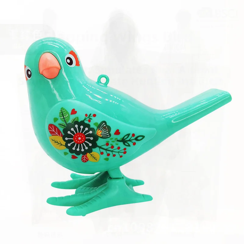Zabawka dla niemowląt - ptaszek na mechanizm zegarowy, edukacyjna zabawka muzyczna z symulacją dzwonienia i skacania, zwierzątko, dla dzieci w wieku 1-4 lat.