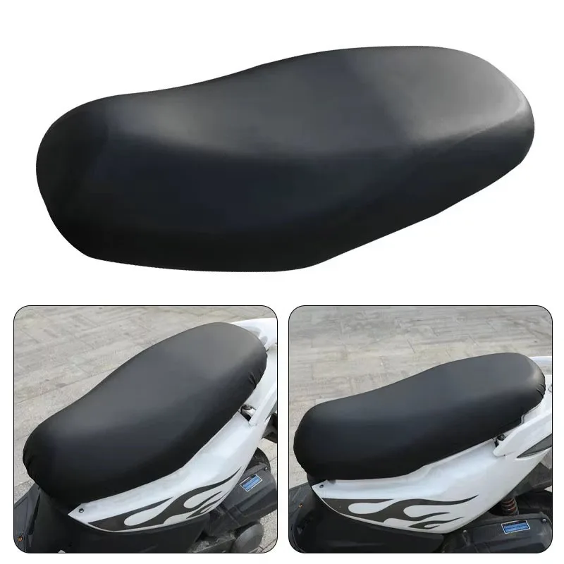 Fundas protectoras universales para asientos de motocicleta, cojín impermeable de cuero PU, alfombrillas antiarañazos.