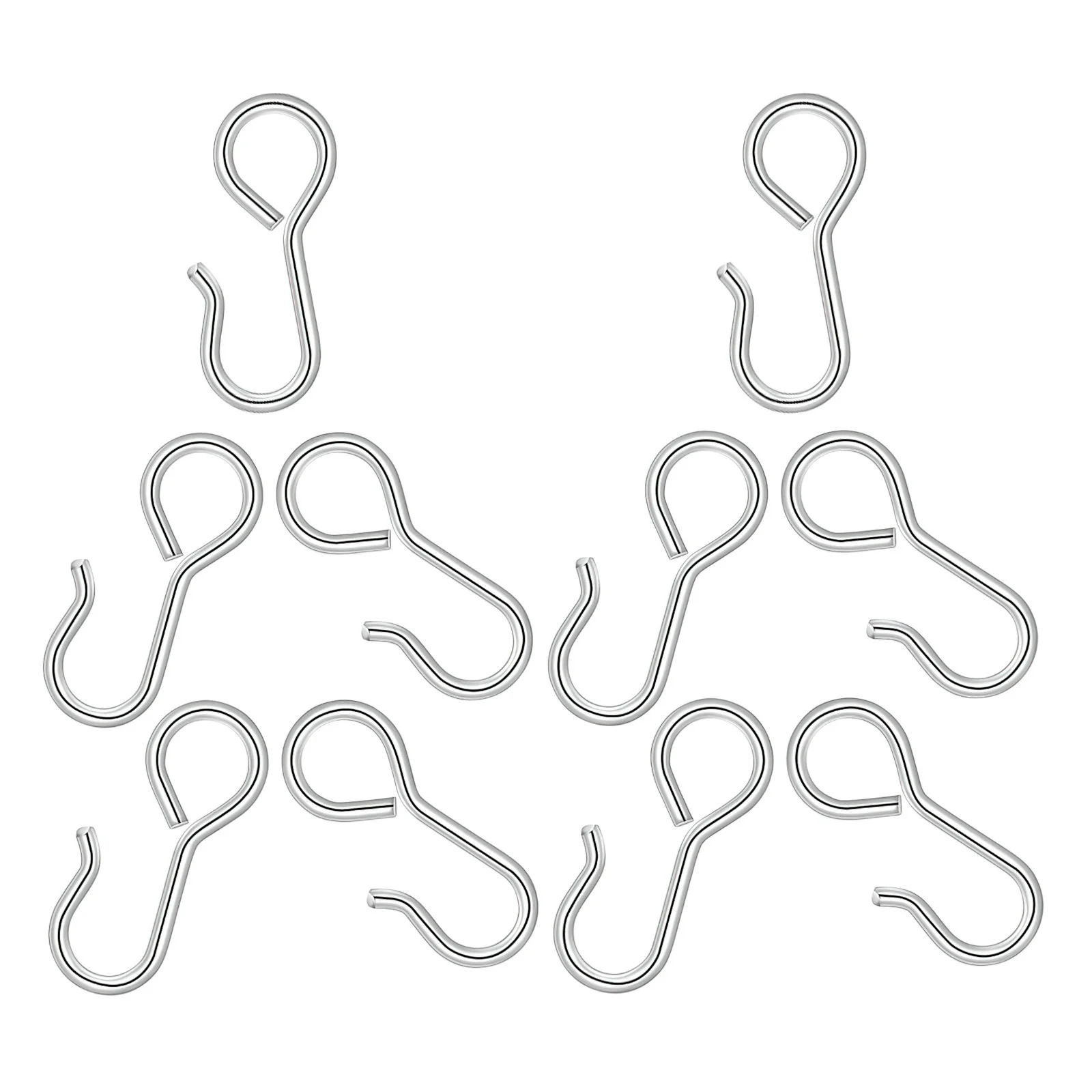 

Levemolo 10pcs Metal J Hooks for Universal Fit Seat Cover Hangers Organizers Back Seat Storage