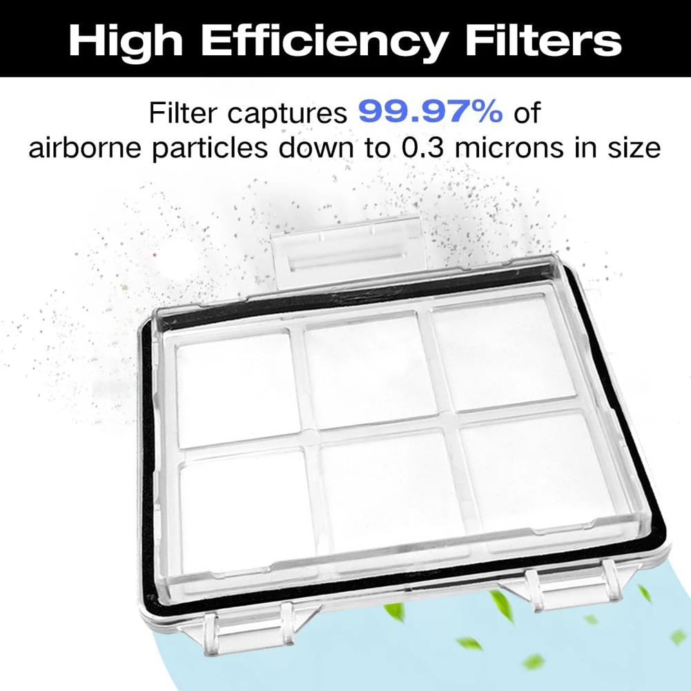 BBNV-4 шт. HEPA-фильтр для робота-пылесоса Xiaomi E10 E12 B112, аксессуары для пылесоса, сменный высокоэффективный фильтр