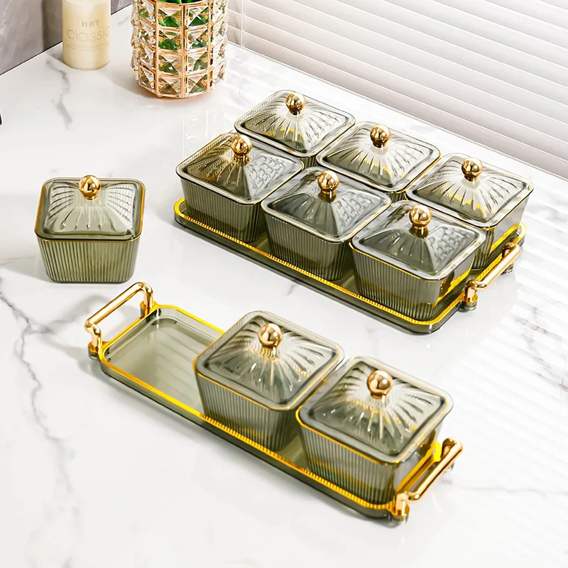 

Высокий внешний вид - ценная фруктовая тарелка для домашнего использования в гостиной: используется для чайных закусок, закусок, конфет, сухофруктов