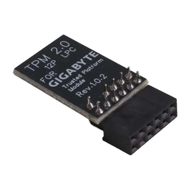 TPM2.0 Module LPC 12Pin Module With Infineon SLB9665 Windows 11 Upgrade For Gigabyte Motherboard For GC-TPM2.0 S-A86G