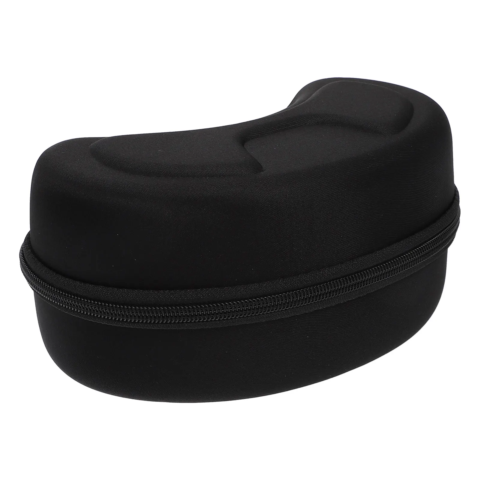 

1pc Motorcycle Goggles Bag Sunglasses Case EVA Material Durable Safe Travel Outdoor Glasses Storage Pouch Black Color