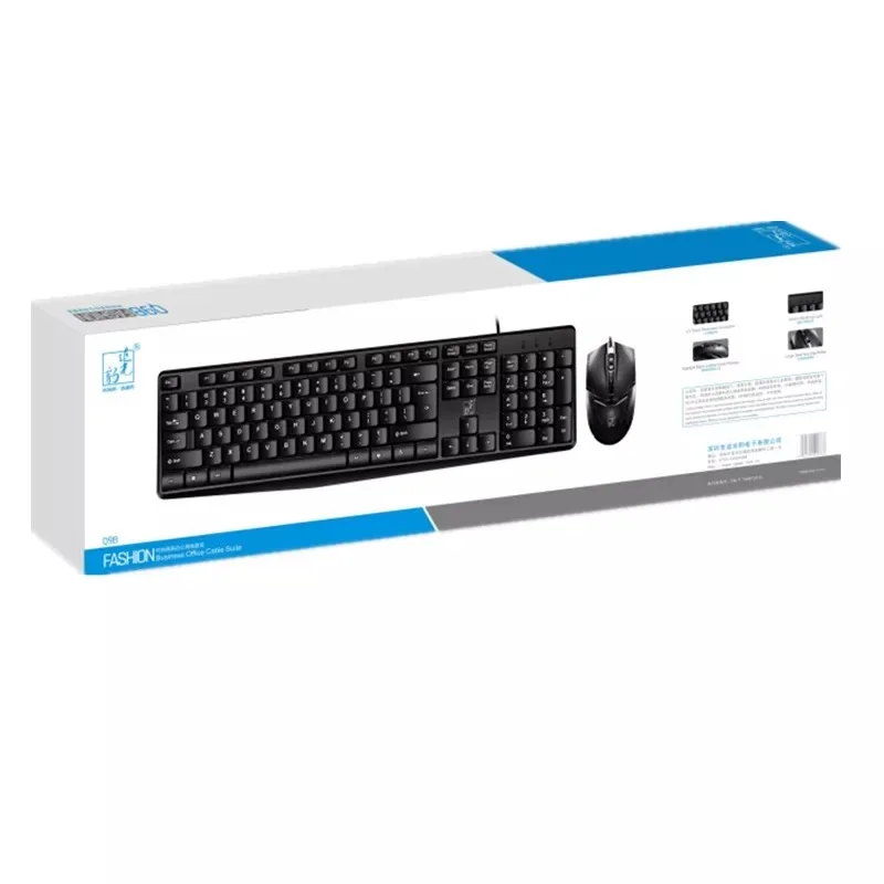 2022 Q9B Keyboard Mouse Set Wired Waterproof Mechanical Pc Gaming Keyboard Mouse Combo