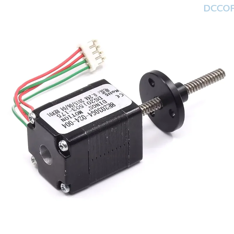 1PC T-shaped Screw Stepper Motor Mini 20mm 2-phase 4-wire Stepping Motor Reciprocating Linear Motor For 3D Printer Robot