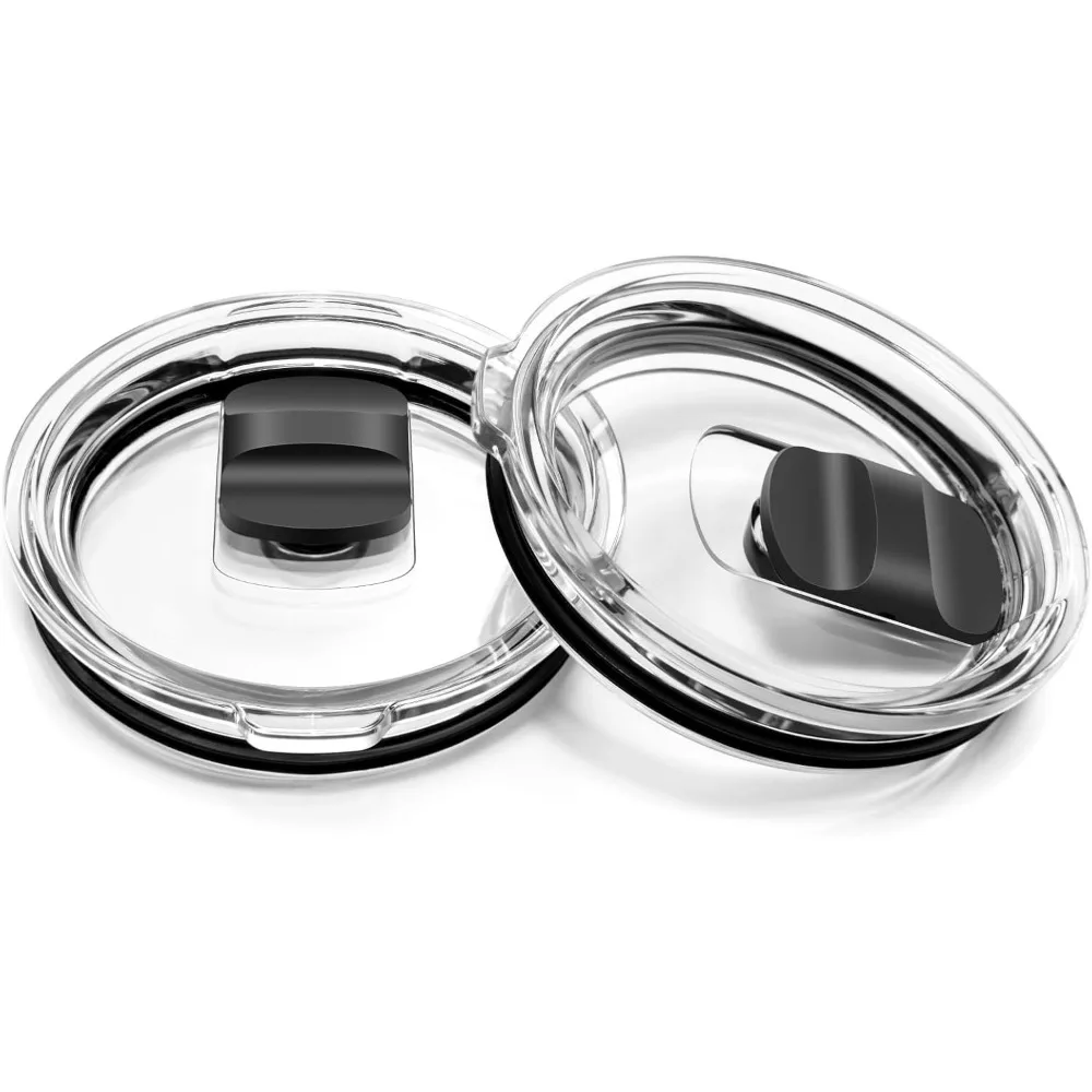 30/20Oz Insulated Cup Lids, Fits Yt 30/20Oz Cups, 10/24 Oz Mugs & 10 Oz Short Cups, Magnetic Slide Lock Leak-Proof Design