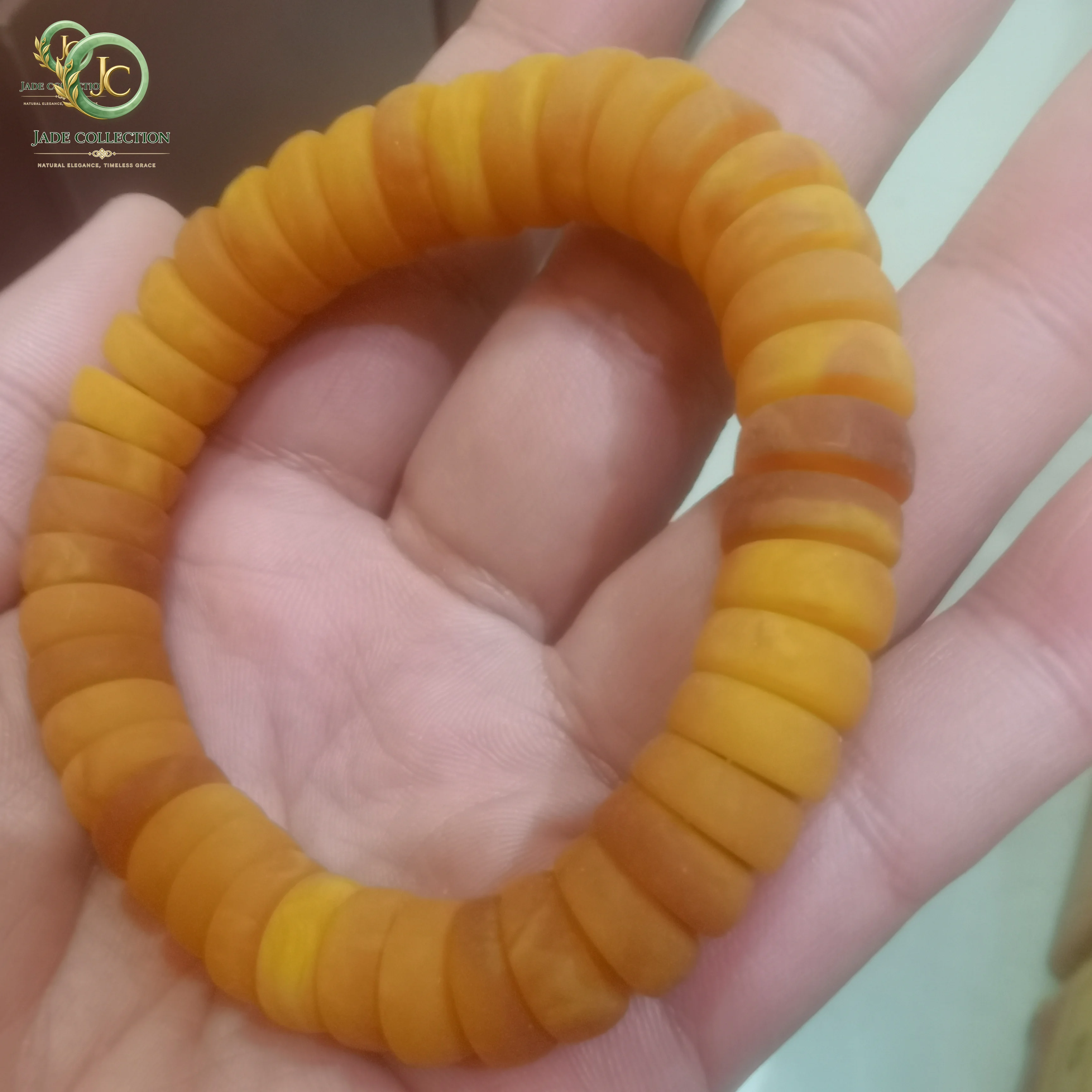 Natural Amber Bracelet Women Healing Gemstone Fine Jewelry Genuine Baltic Amber Spacer Beads Bracelets Old Beeswax Bangles