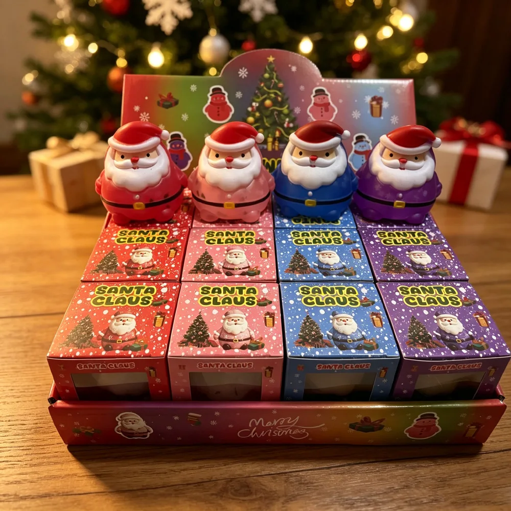 Santa Claus Squishy Christmas Squeeze Toy Stress Relief Slow Rebound Fidget Antistress Christmas Party Decoration Gift