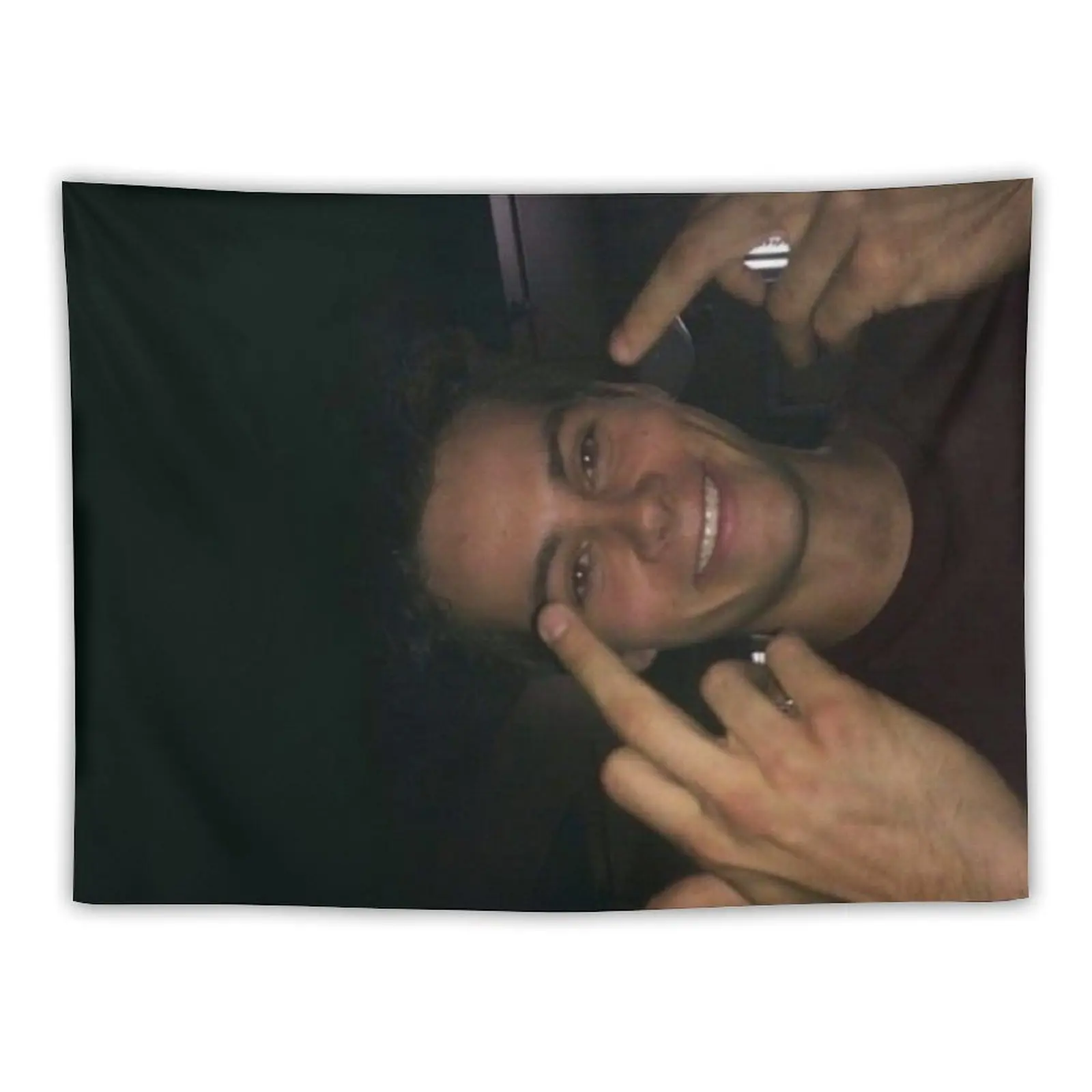 dylan o’brien middle fingers Tapestry Room Decorating Aesthetic Room Decor Korean Style House Decor Tapestry