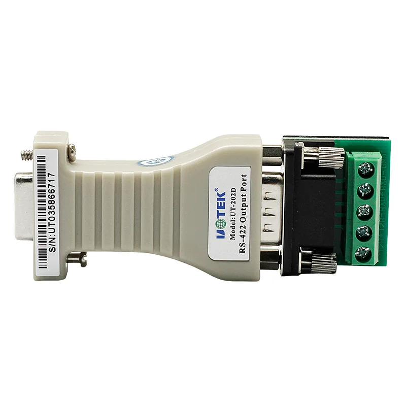 Mini RS-232 to RS-422 Converter DB9 Connector Asynchronous Half-duplex RS232 RS422 Adapter UT-202D OEM/ODM