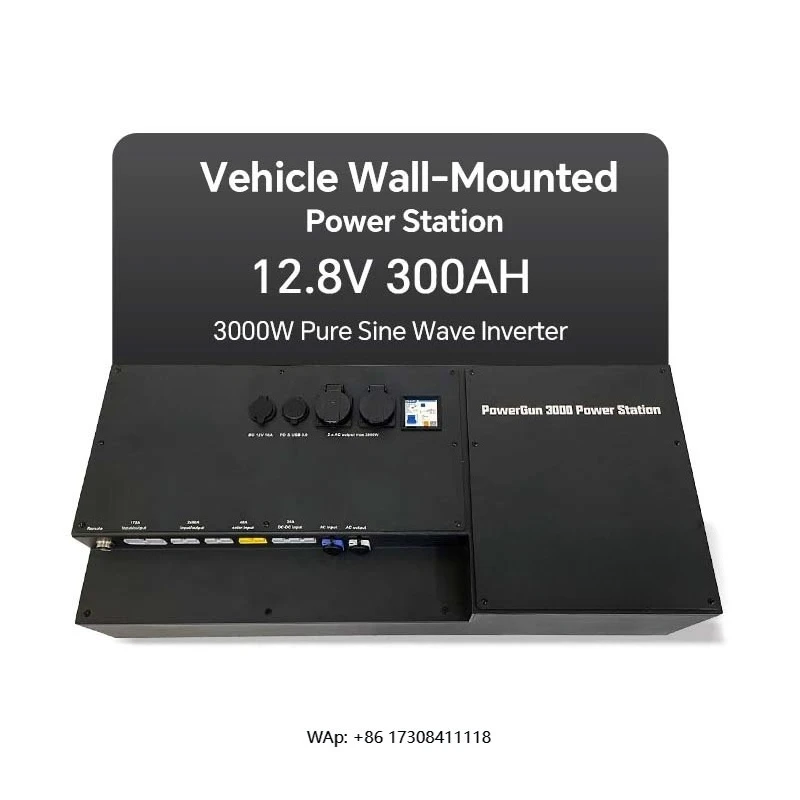 Smart Energy 300AH Station Inverter 3000w Solar Power Station 12.8V LifePO4 Lithium Battery