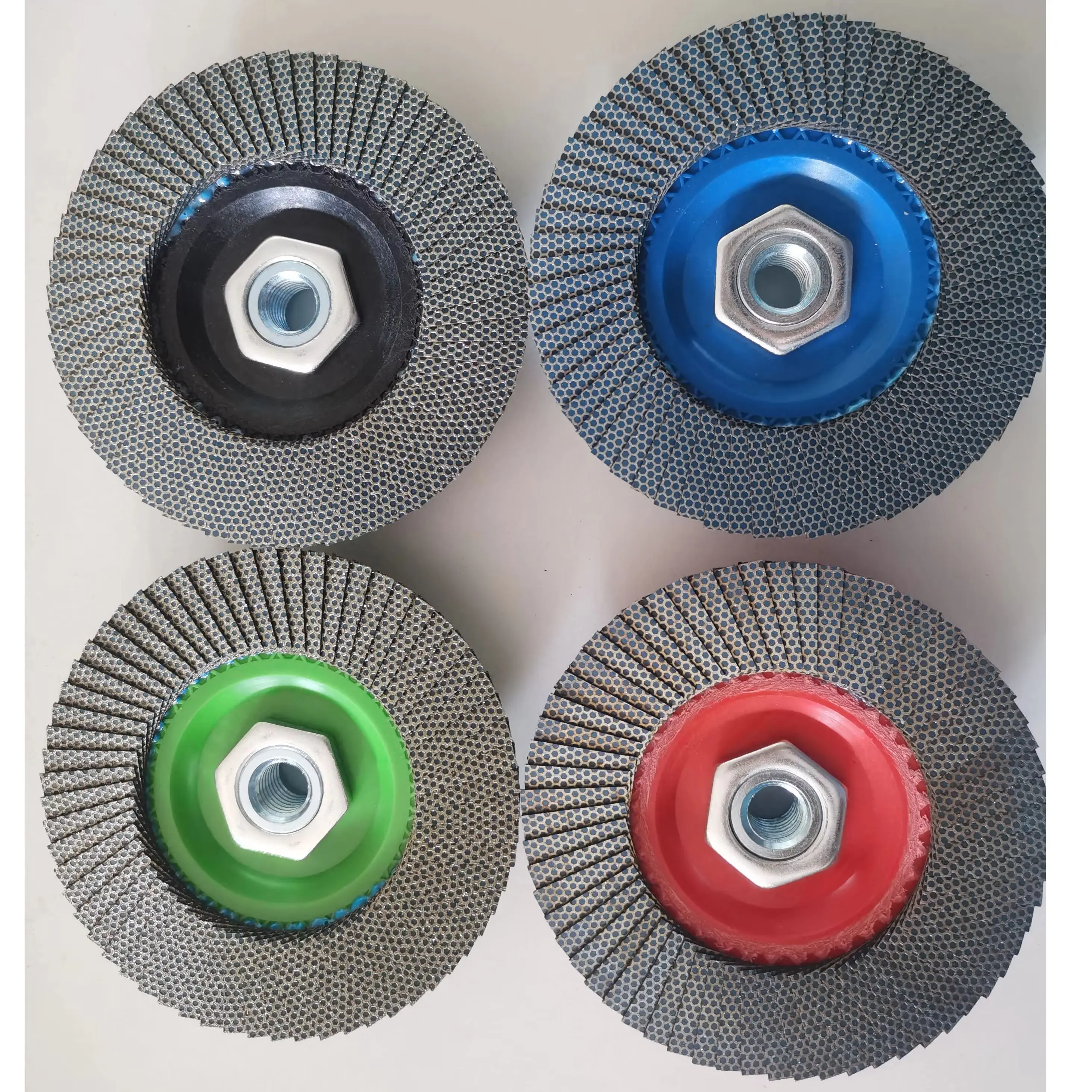 115mm Electroplated Flap Wheel for Granite Flap Grinding Disc for Marble Flap Grinding Wheel for Ceramic Tile Concrete Flap Disc