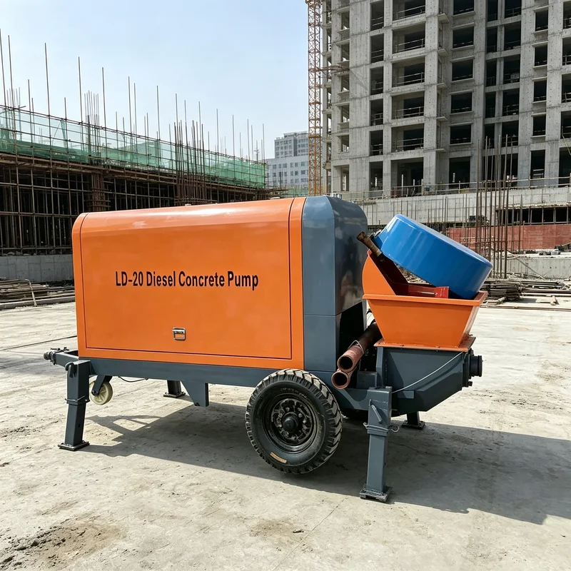 Truck Mounted Concrete Boom Pump 33m Working Radius Hydraulic Drive Assembly for Infrastructure Building Construction