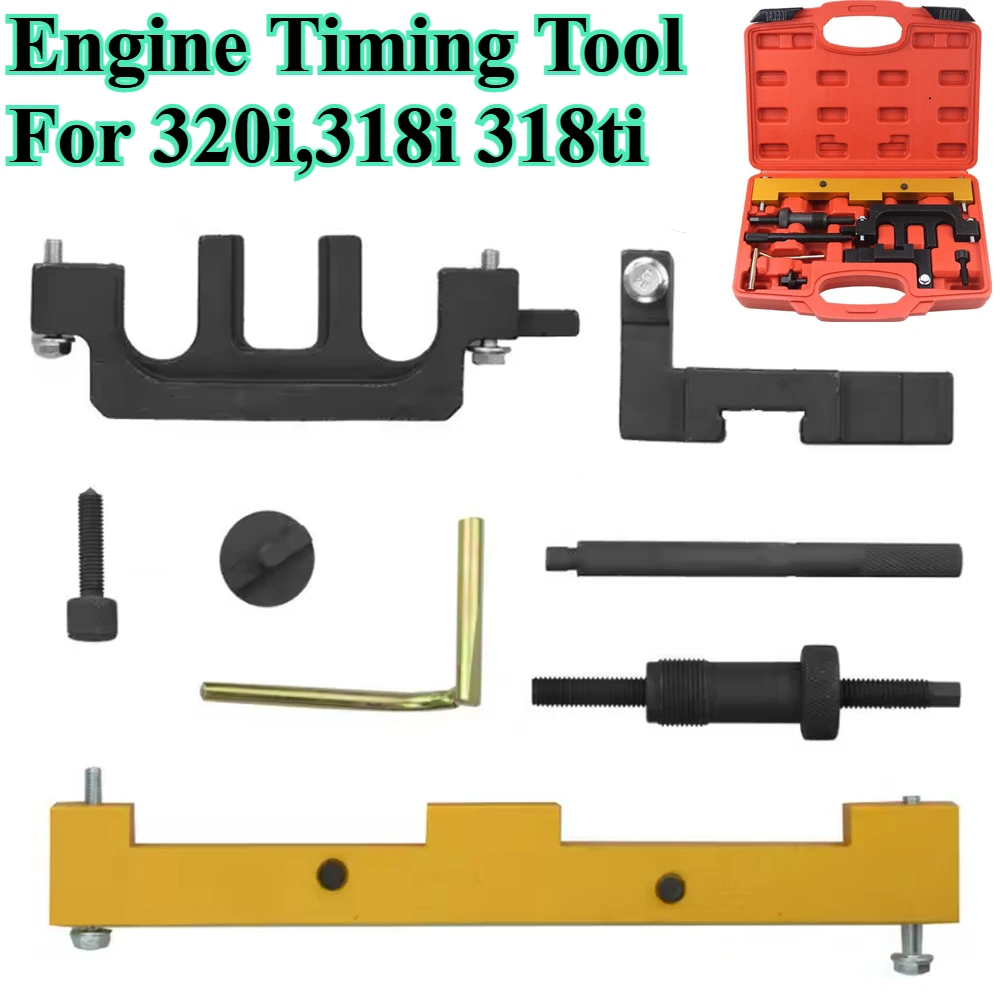

Инструмент для выравнивания распределительного вала двигателя, комплект для выравнивания балансировочного вала для BMW Z4 318i 320i 316i 118i N42 N46 N46T, инструмент для снятия
