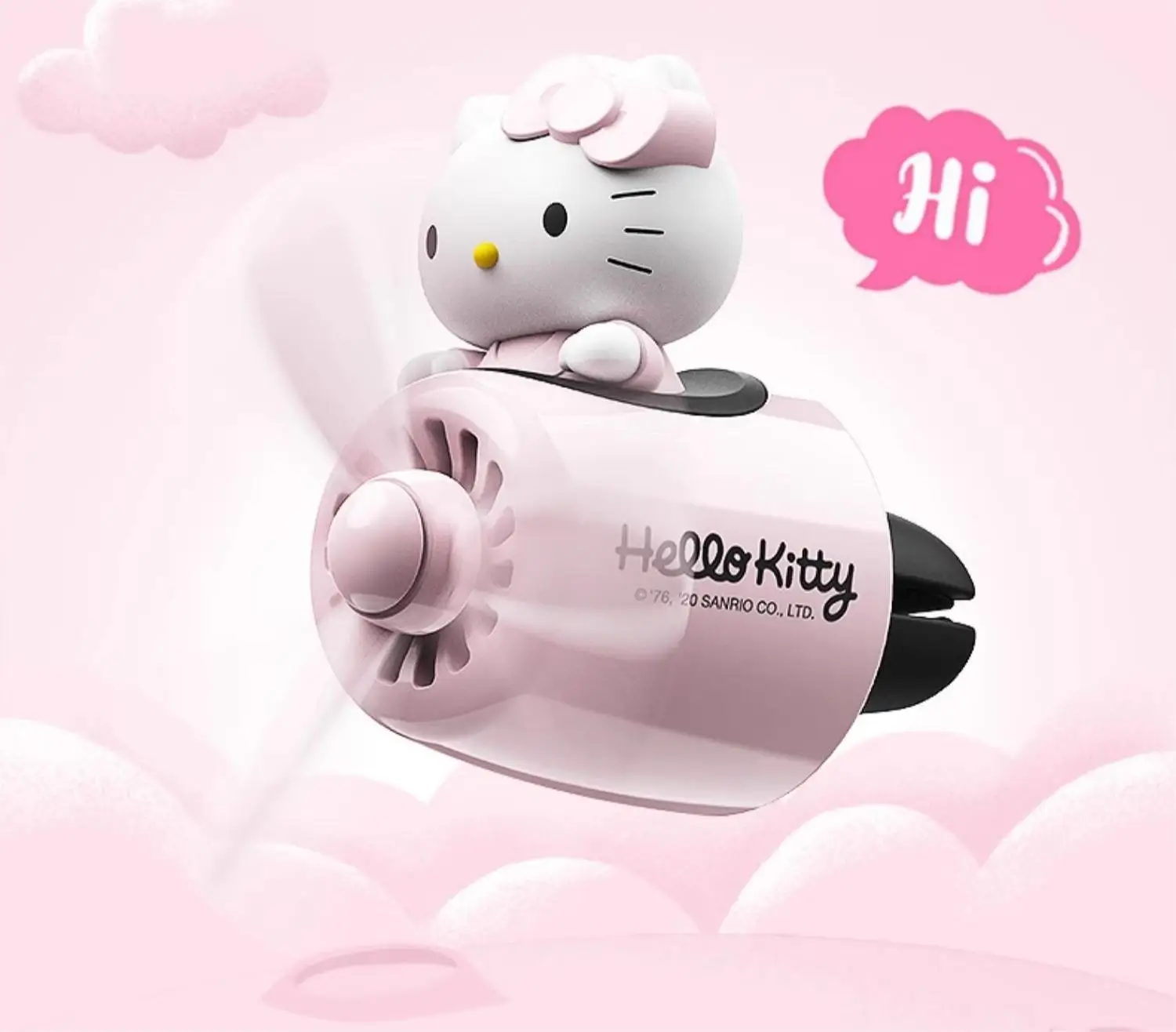 

Sanrio Hello Kitty Pilot Perfume Air Conditioning Outlet Decoration Fragrance Perfume for Car decoration Landscape ornament