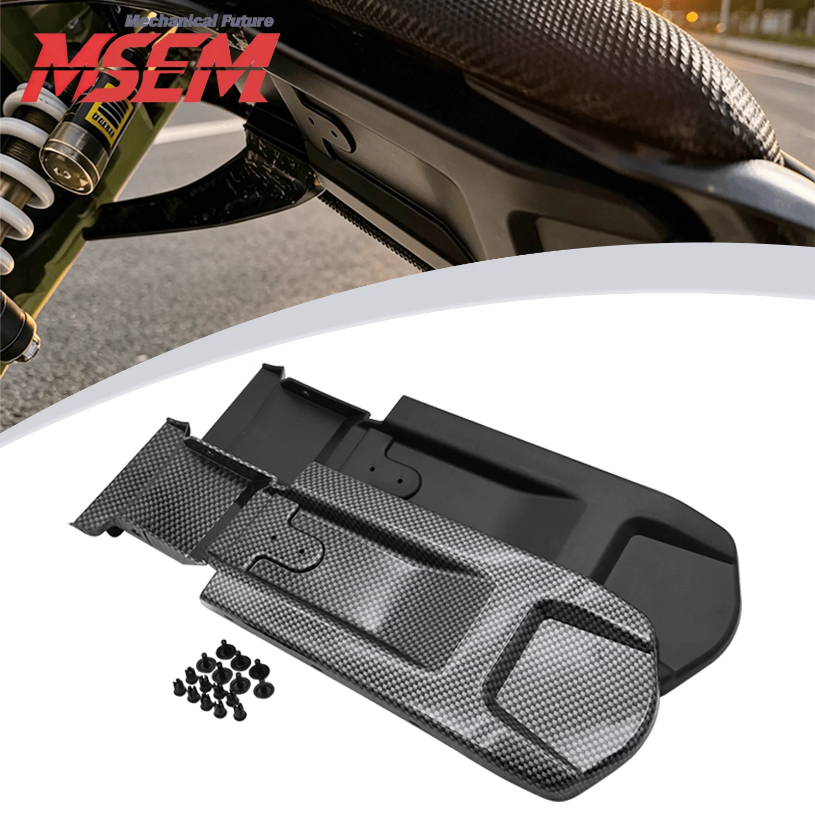 AliExpress NONE Electric Bike Motorcycle Rear Fender Inner Plate Seat Under Guard Plate For Segway X260/X160 For Sur-Ron Light Bee X LightBee S