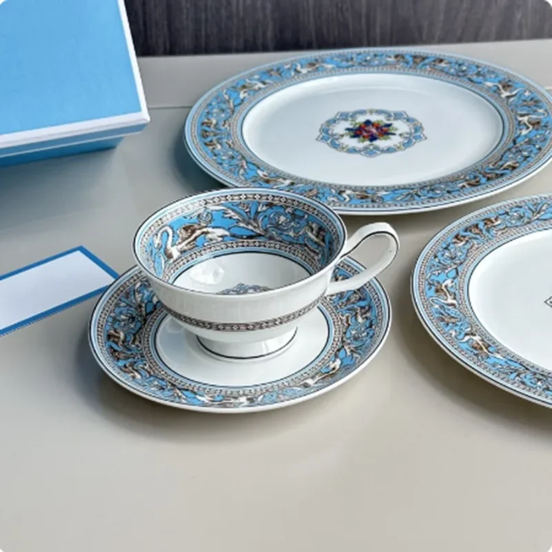 

Coffee Set with Silk Road, Food Plates, Afternoon Tea Cups, Teaware, Dinnerware, Tableware for Kitchen